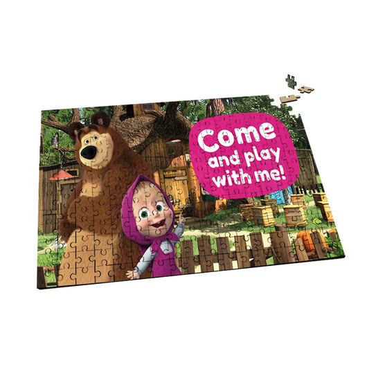 Masha and the Bear 220pc wooden jigsaw puzzle