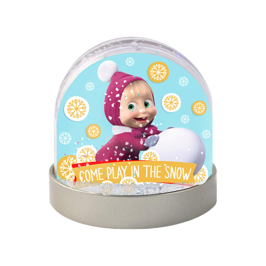 Masha and the Bear - Come Play in the Snow Snowglobe