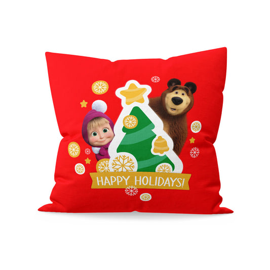 Masha and the Bear - Happy Holidays! Cushion
